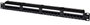 Aisens Patch Panel 24 Puertos RJ45 Cat.6 UTP 19 1U Dual IDC Negro